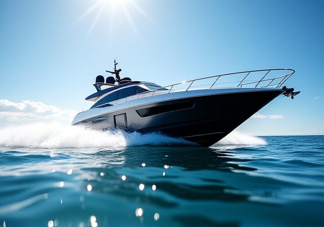 Yacht di lusso a motore